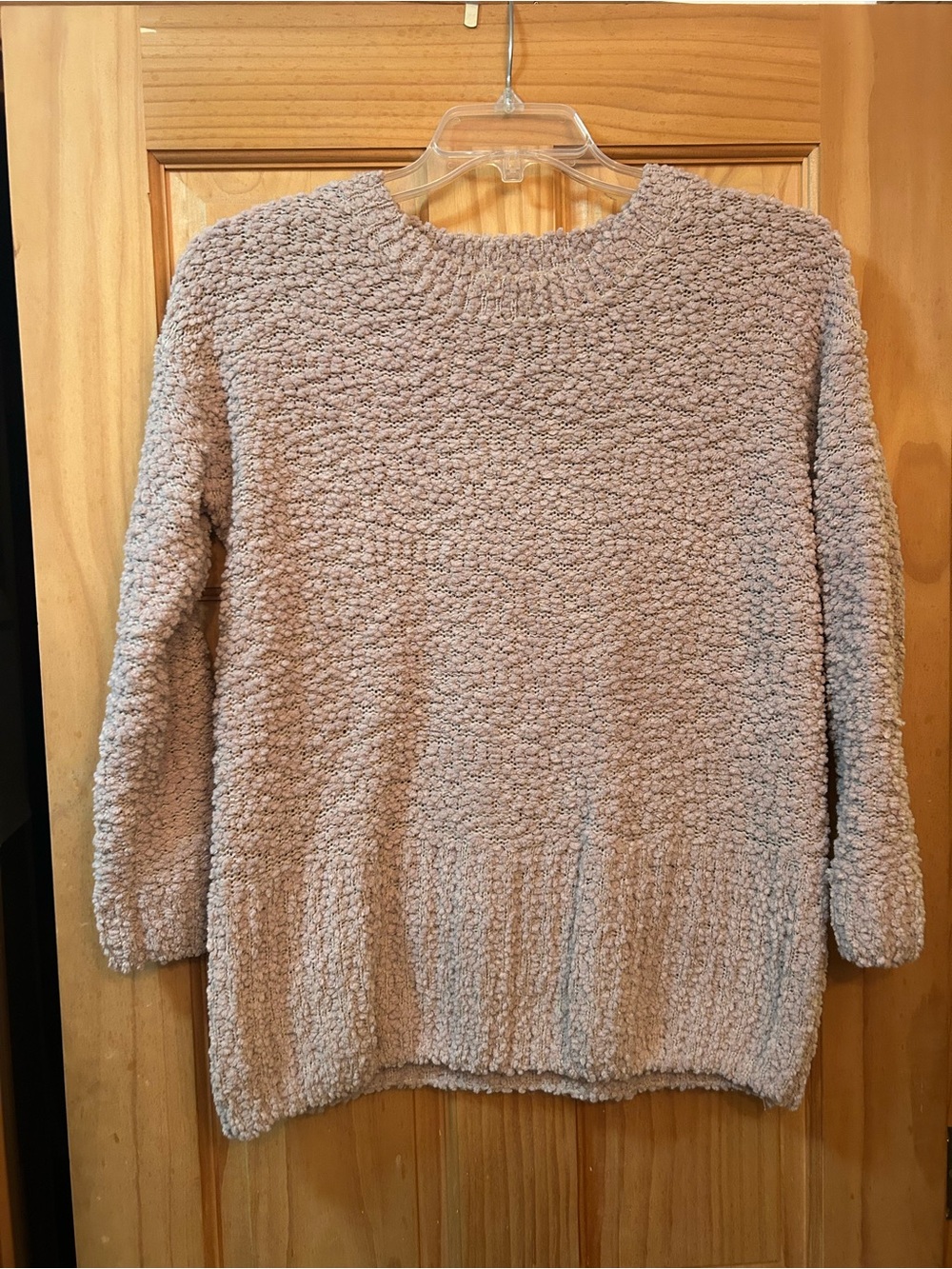 mittoshop Plush Crewneck Sweater - Light Cream